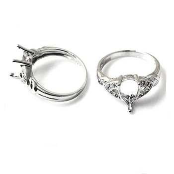 Beadsnice ID27352 Сам пръстени от сребро 925 проба на едро на най-високо качество Полумонтажные пръстен без камък за дизайнера