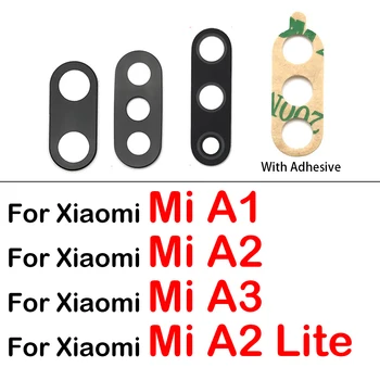5 бр./лот, а на Задната със стъклен капак на обектива задната камера с лепило За Xiaomi Mi Mi X 3 Mi Mix 2S Mi Max 3 A3 A2 Lite A1 5X 6X