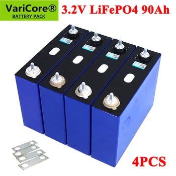VariCore 3.2 В 90Ah LiFePO4 акумулаторна батерия 12 В 24 В литиево-железния фосфат 90000 ма Може да направи обиколки с лодка, акумулатори за електрически превозни средства НЕ облагаемыми облагат с данък