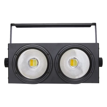 Cob Wash аудитория светлина 2 очи прожектор 2x100 W-led матрични слепи dmx светлина Par сценичното осветление за DJ, концерт на диско