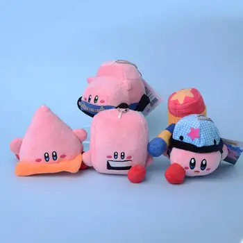 Sanrio Kirby Kawaii Около 10 см, Ключодържатели, Игри Автомобил, Машина за Напитки Kapi Плюшен Кукла Висулка Подаръци за Момичета, Детски Приятели