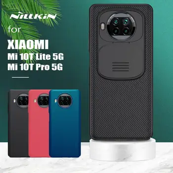 за Xiaomi Mi 10T Lite 5G Защитен калъф за фотоапарат Nillkin CamShield, Матиран Защитен Калъф за Xiaomi Mi 10T Lite 10T Pro 5G, Калъф
