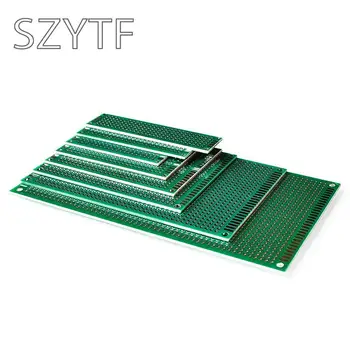 9x15 8x12 7x9 6x8 5x7 4x6 3x7 2x8 см 2,54 MM Двустранен Прототип Сам Универсална Печатна платка PCB Protoboard за Arduino
