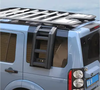 Багажници На Покрива, Подходящи За Land Rover Discovery 4 LR4 2010-2017 Багажник Багаж Кутии Малка Чанта Страничната Сгъваема Стълба Кутия За Оборудване