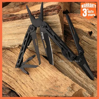 XIAOMI NexTool Черният Рицар 11-В-1 Мултифункционални Инструменти За Къмпинг Нож За Оцеляване На Открито Сгъваеми Клещи, Ножици Ръчно Набиране
