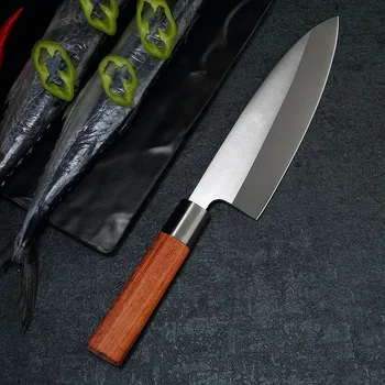 LIUZHANGYU Професионален Японски Нож За Рязане на Месо, Нож За Сьомга, Ножът на Главния Готвач, Кухненски Ножове, Нож За Рязане на Рибни Филета, Инструмент