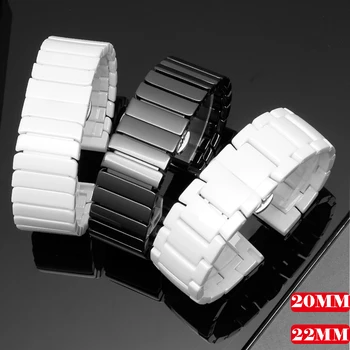 Керамичен каишка за Huawei Watch GT 2д/GT2/GT3 Pro 46 мм Смарт Гривна Пеперуда От Неръждаема Въжета За Gear S3 20 мм, 22 мм и каишка