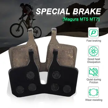 Колоездене на Накладките МТБ Хидравлични Спирачни Накладки За Magura MT5 MT7 BMX Полуметаллические Дискови Накладки От Смола Части За Велосипеди