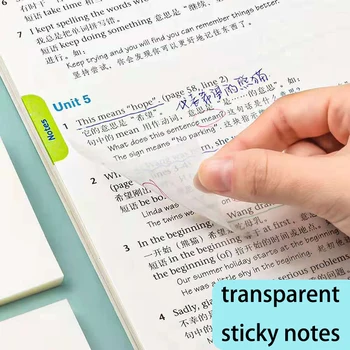 Прозрачни рвущиеся на част на бележки можете да залепите НА домашни любимци, с помощта на комплект стикери за бележки на кутията хартия за водене на бележки от страна на маркиране за профила
