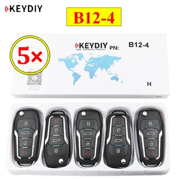 5 бр./лот KEYDIY B серия В12-4 4 бутона универсален KD дистанционно управление за KD200 KD900 KD900 + URG200 KD-X2 мини KD за Ford стил