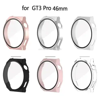 Калъф + Стъкло за huawei GT3 Pro 46 мм Аксесоари за Умен-на часа на Защитно покритие на Екрана за huawei GT3 Pro Калъф във формата на Миди