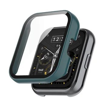 Защитен Калъф за Часа + Защитно фолио за Екрана Realme Watch 2 Pro Shell Case + Аксесоар за Защита Броня Smart-часовници, изработени от Закалено стъкло