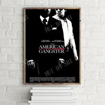 Плакат На Американския Gangster Филм, Монтиран На Стената Арт Принт