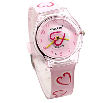 Уилис Моден дамски Кварцов Часовник във формата на Сърце Детски Ръчен водоустойчив Часовник желейные часовници дамски часовници Relogio Feminino