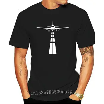 Тениска Модна Мъжка Тениска Пилот На Самолет Риза Самолетен Пилот Тениска 100% Памук