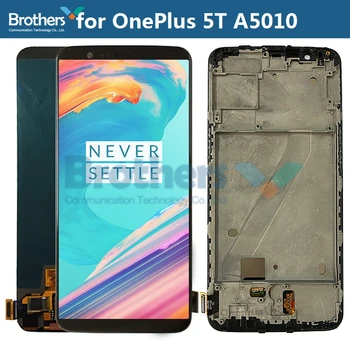 Екран за OnePlus 5T LCD екран LCD Дисплей за OnePlus5T A5010 LCD Дисплея Монтаж Сензорен Екран на Таблета Телефон Част от Подмяна на Тестове