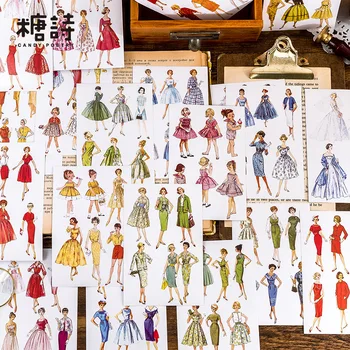 20 групи/1 лот Декоративни Самозалепващи Ленти модни живописни Scrapbooking САМ Японски Хартиени Етикети