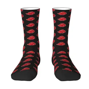 Harajuku Японски Символ на червения Облак Жените Чорапи Мъжки Топли 3D Принт Сагруб.начинът Спортни и Футболни Чорапи