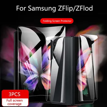 ZFlip4 Find N P50Pocket Матово Защитно Фолио За Екран на Samsung ZFold4 Капитан XS2 XFold Privacy Мека Гидрогелевая Филм Mix Fold2 Magic V