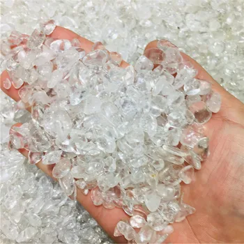 100 г натурален бял минерален кристал проба кварцова плоча терапевтично лечение