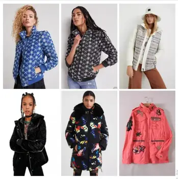 Първоначалния ред на испанския дизайнер на дамски памучни дрехи, новост зимата, утолщенное топло, модерно памучно палто, ежедневното свободно тенденция