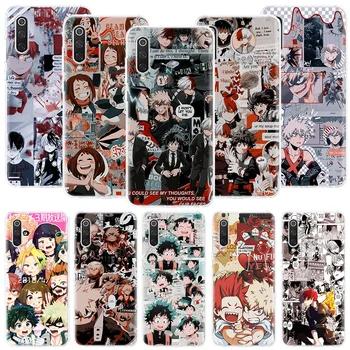Калъф за телефон My Hero Academia Manga за Xiaomi Poco X3 GT X4 NFC Pro 5G M4 M3 M2 Note 10 Lite Mi A1 A2 A3 F3 F2 F1 Калъф с шарките C
