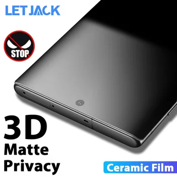 3D Без Пръстови Отпечатъци Matte Защита на Екрана за Поверителност За Samsung Galaxy S22 S21 S20 S9 S10 S8 Note 20 Ultra 8 9 10 Plus Керамични Филм