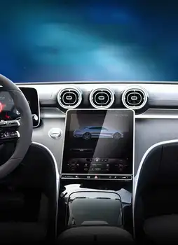 За Mercedes-Benz C-Class W206 2022 Автомобилен GPS Навигационен Екран От Закалено Стъкло, Защитно Фолио Авто Вътрешна Стикер Аксесоари