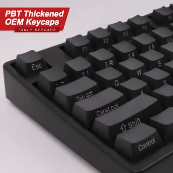 Механична Клавиатура Keycaps Черно PBT OEM Височина на Профила 108 Комбинации за 60% 80% 104 Клавиатура GK61 SK61 Anne Pro 2