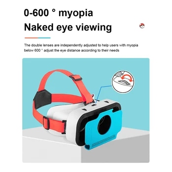 Ергономия на Виртуална Реалност Превръзка на Главата Очила HD Обектив за Ключ/Превключвател OLED Игрова Конзола Превръзка На Главата и слънчеви Очила и Аксесоари